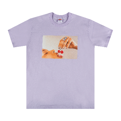 Pre-owned Supreme Kids'  Cherries Tee 'light Purple'