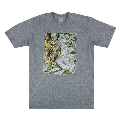 Pre-owned Supreme Kids'  Bling Tee 'heather Grey'