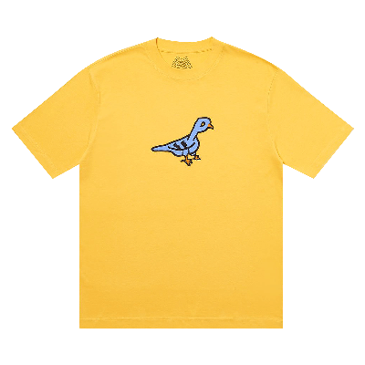 Pre-owned Palace Pigeon Hole T-shirt 'yellow'