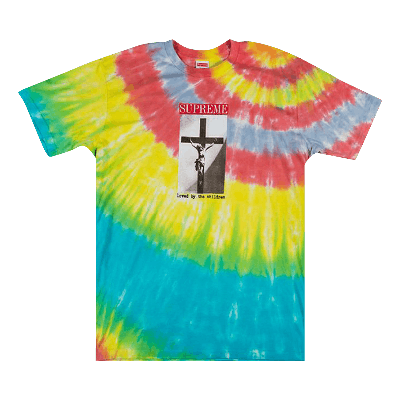 Pre-owned Supreme Loved By The Children Tee 'tie Dye' In Multi-color