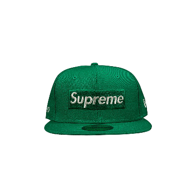 Pre-owned Supreme $1m Metallic Box Logo New Era 'green'