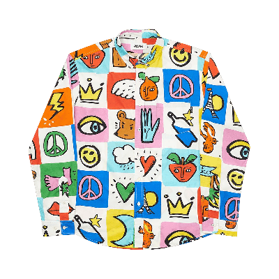 Pre-owned Palace Jcdc2 Shirt 'multicolor' In Multi-color
