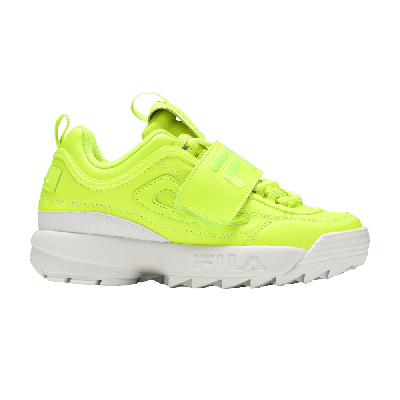 Pre-owned Fila Wmns Disruptor 2 Applique 'safety Yellow'