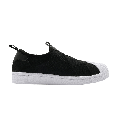 Pre-owned Adidas Originals Wmns Superstar Slip-on 'black'