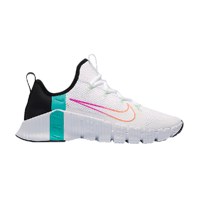 Pre-owned Nike Wmns Free Metcon 3 'flash Crimson Aqua' In White