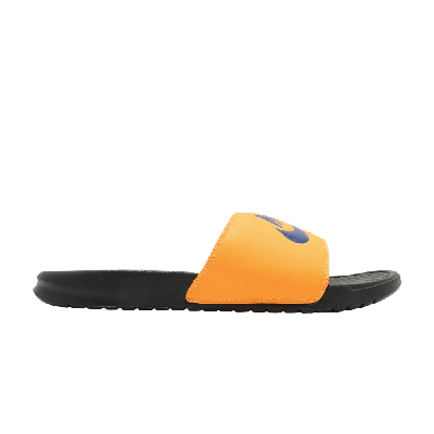 Pre-owned Nike Benassi Jdi Slides 'laser Orange Royal'