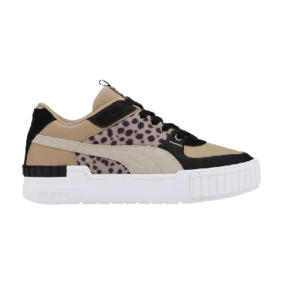 Pre-owned Puma Wmns Cali Sport 'wildcats' In Tan