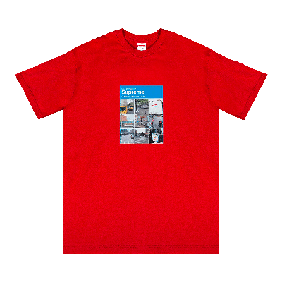 Pre-owned Supreme Verify Tee 'red'