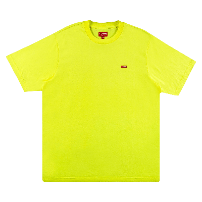 Pre-owned Supreme Kids'  Small Box Tee 'fluorescent Yellow'