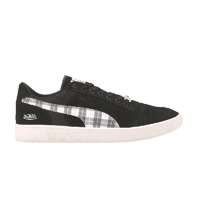 Pre-owned Puma Von Dutch X Ralph Sampson 'plaid Print Stripes' In Black
