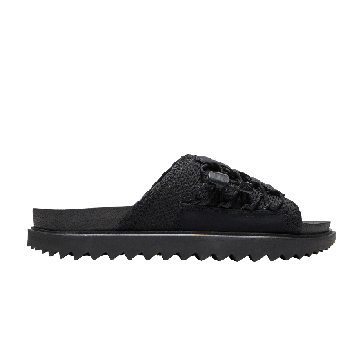 Pre-owned Nike Wmns Asuna Slide 'triple Black'