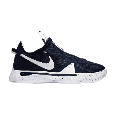 Pre-owned Nike Pg 4 Team 'college Navy' In Blue