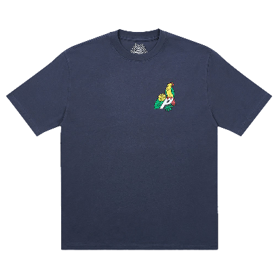 Shop Palace Parrot -3 T-shirt 'navy' In Blue