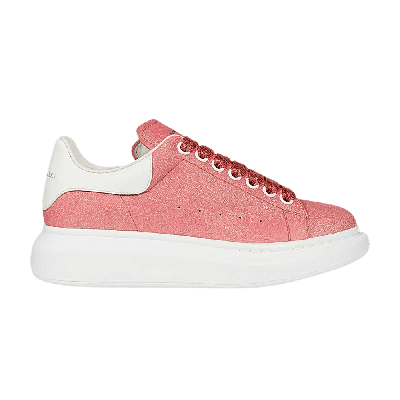 Pre-owned Alexander Mcqueen Wmns Oversized Sneaker 'bright Glitter - Magnolia' In Pink