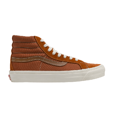 Pre-owned Vans Og Sk8-hi Lx 'rust' In Orange