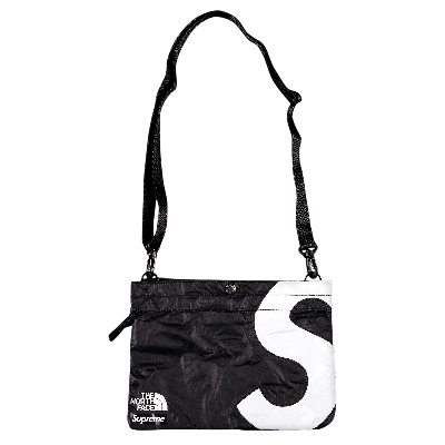 Pre-owned Supreme X The North Face S Logo Shoulder Bag 'black'