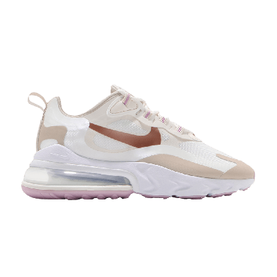 Pre-owned Nike Wmns Air Max 270 React 'metallic Red Bronze' In White