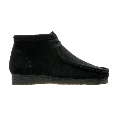 Pre-owned Clarks Wallabee Boot 'black Suede'