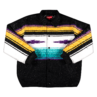 Shop Supreme Tlaxcala Blanket Jacket 'black'