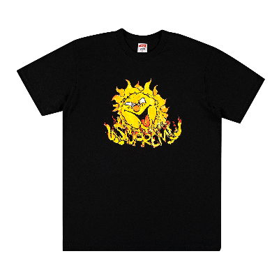 Pre-owned Supreme Sun Tee 'black'