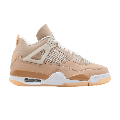 Pre-owned Air Jordan Wmns  4 Retro 'shimmer' In Tan