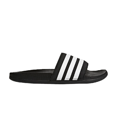 Pre-owned Adidas Originals Wmns Adilette Comfort Slides 'core Black White'