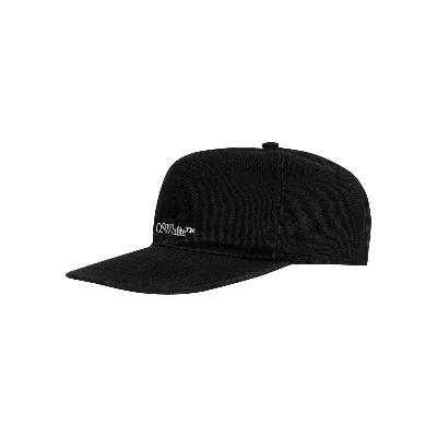 Pre-owned Off-white Bookish Baseball Cap 'black/white'