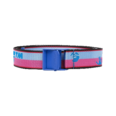 Pre-owned Off-white New Logo Classic Industrial Belt 'light Blue'