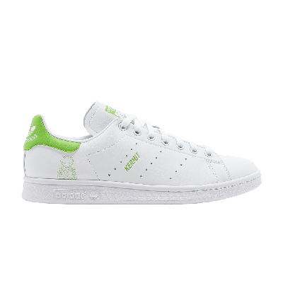 Pre-owned Adidas Originals The Muppets X Stan Smith 'kermit The Frog' In White