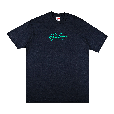 Pre-owned Supreme Classics Tee 'navy' In Blue