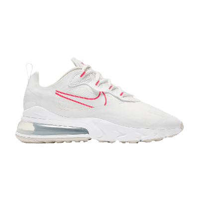 Pre-owned Nike Wmns Air Max 270 React 'summit White Siren Red'