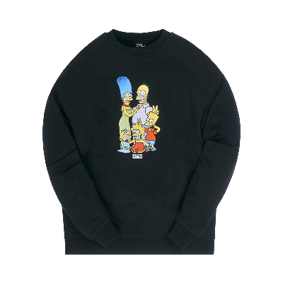 Pre-owned Kith For The Simpsons Portrait Crewneck 'black'