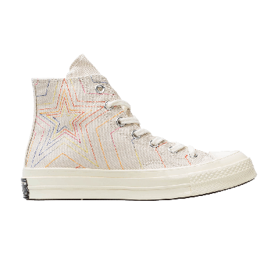 Pre-owned Converse Chuck 70 High 'exploding Star' In White