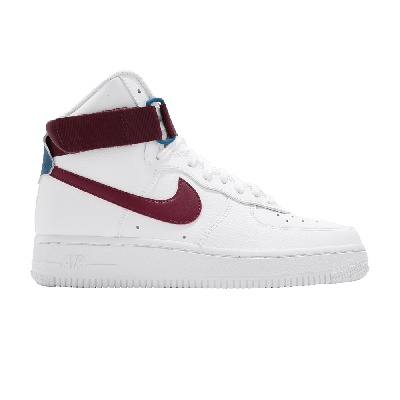 Pre-owned Nike Wmns Air Force 1 High 'white Team Red'