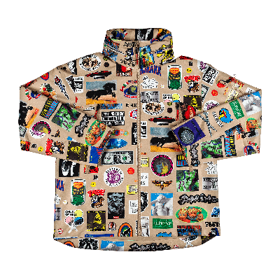 Pre-owned Supreme Gore-tex Stickers Shell Jacket 'tan'