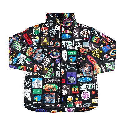 Pre-owned Supreme Gore-tex Stickers Shell Jacket 'black'