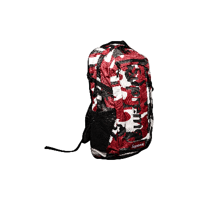 Pre-owned Supreme Backpack 'red Camo'
