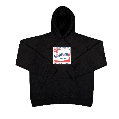 Pre-owned Supreme Shine Hooded Sweatshirt 'black'