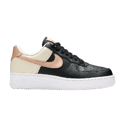 Pre-owned Nike Wmns Air Force 1 '07 'black Metallic Red Bronze'