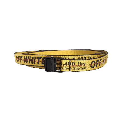 Pre-owned Off-white Mini Industrial Belt 'yellow/black'