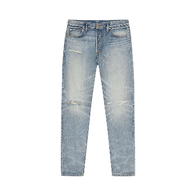 Pre-owned Essentials Fear Of God  Jeans 'light Indigo' In Blue
