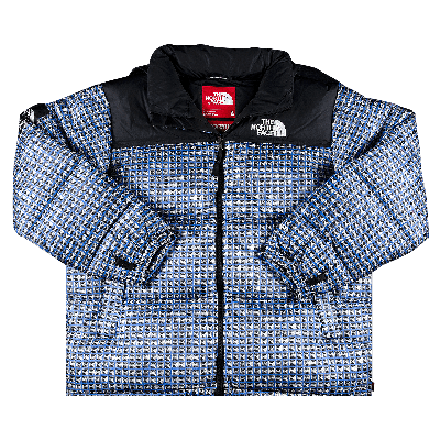 Pre-owned Supreme X The North Face Studded Nuptse Jacket 'royal' In Blue