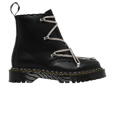 Pre-owned Dr. Martens' Rick Owens X 1460 Bex Leather Boot 'black'