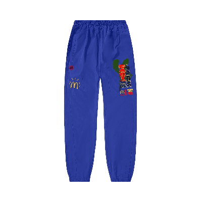 Pre-owned Cactus Jack By Travis Scott X Mcdonald's All American '92 Nylon Pants Ii 'blue'