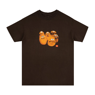 Pre-owned Cactus Jack By Travis Scott X Mcdonald's Squad T-shirt Iii 'brown'
