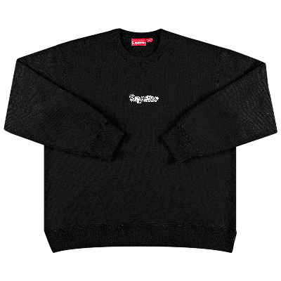 Pre-owned Supreme Gonz Logo Crewneck 'black'