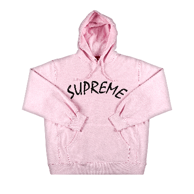Pre-owned Supreme Ftp Arc Hooded Sweatshirt 'light Pink'