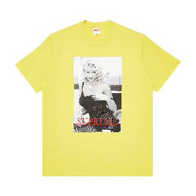 Pre-owned Supreme Anna Nicole Smith Tee 'lemon' In Yellow | ModeSens