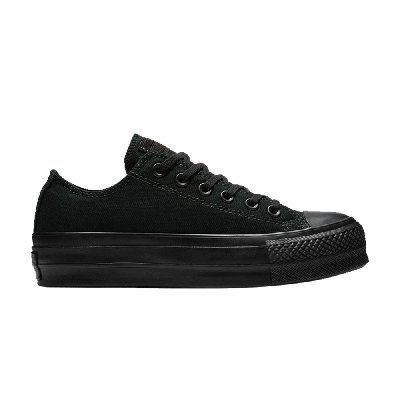 Pre-owned Converse Wmns Chuck Taylor All Star Platform Low 'triple Black'