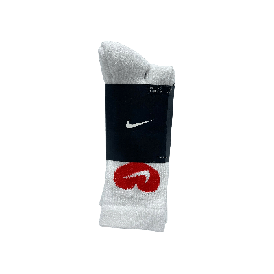 Pre-owned Nike Certified Lover Boy Socks (3-pack) 'white'